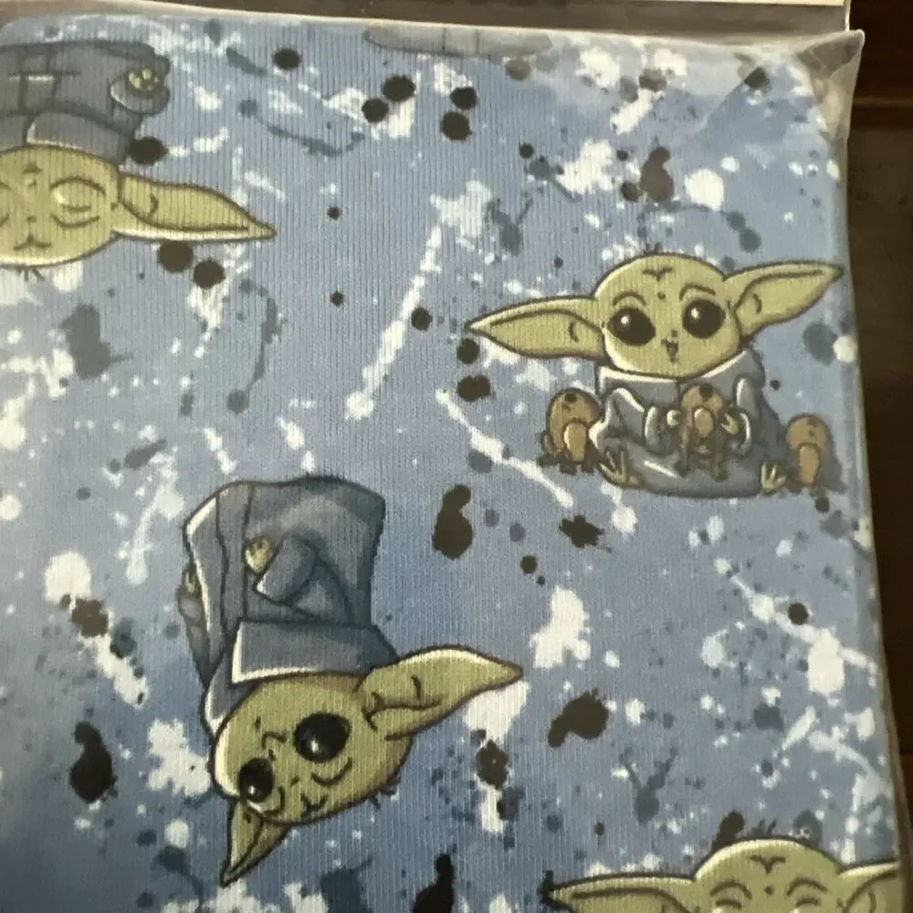 Gap Star Wars Organic Cotton Baby Yoda Pajama Set Blue Long Sleeve & Pants Sz 5
